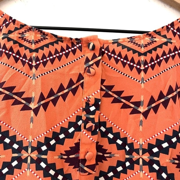 BA&SH Ref Lavande Silk Salmon/Reddish T-Shirt Dress Size 2 - Picture 5 of 13